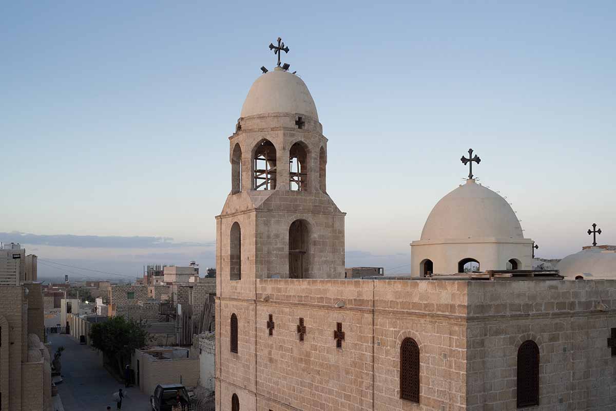 Restored belltower of the Church of the Blessed Virgin, Jabal al-Tayr