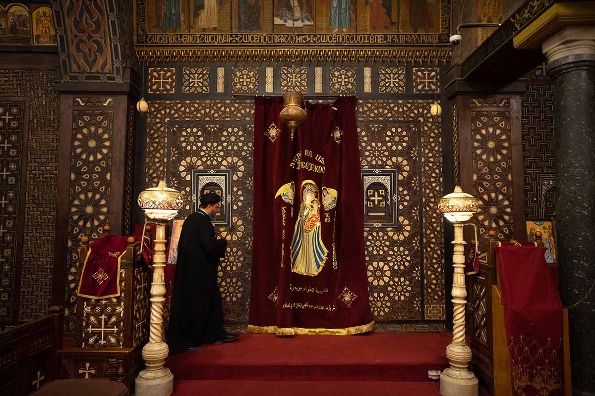 Priest at the Hanging Church (al-Muʿallaqa), Coptic Cairo