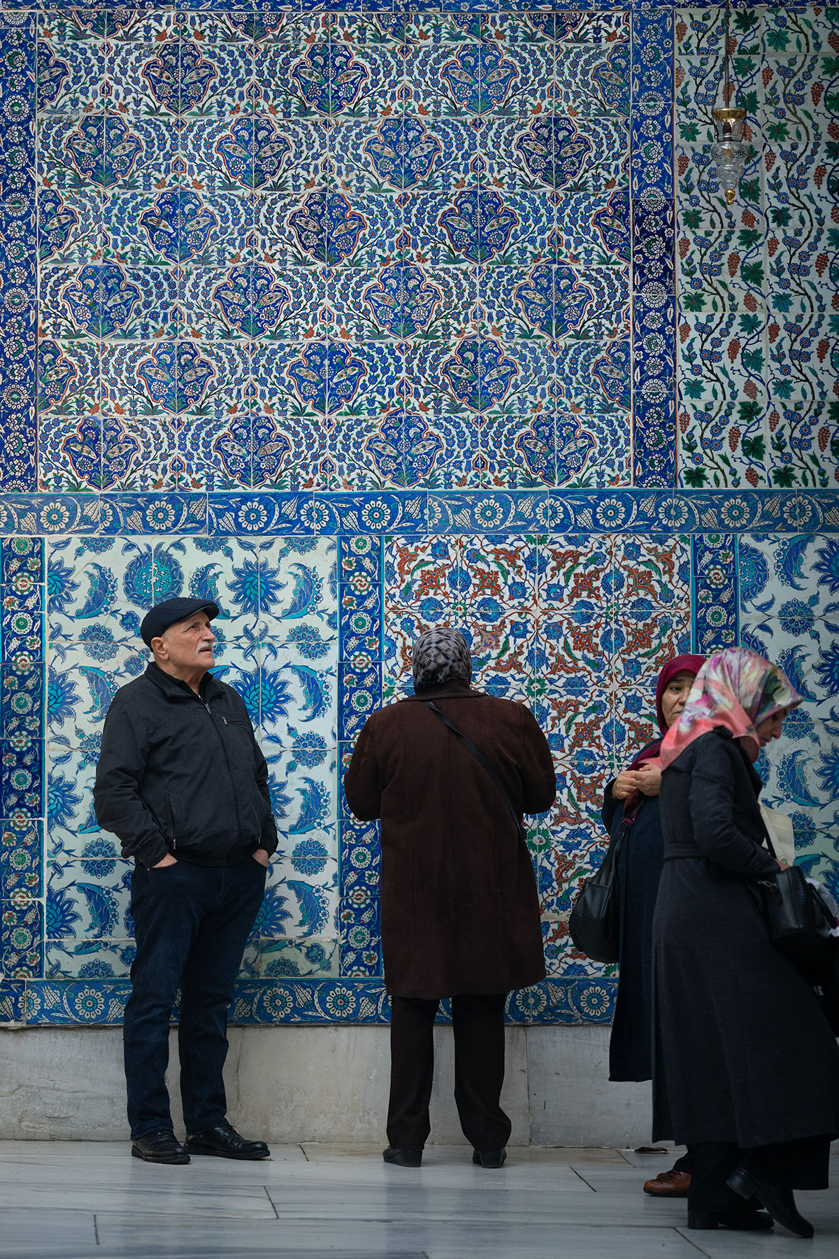 Courtyard of the Shrine of Abu Ayyub al-Ansari, Istanbul (Eyup)