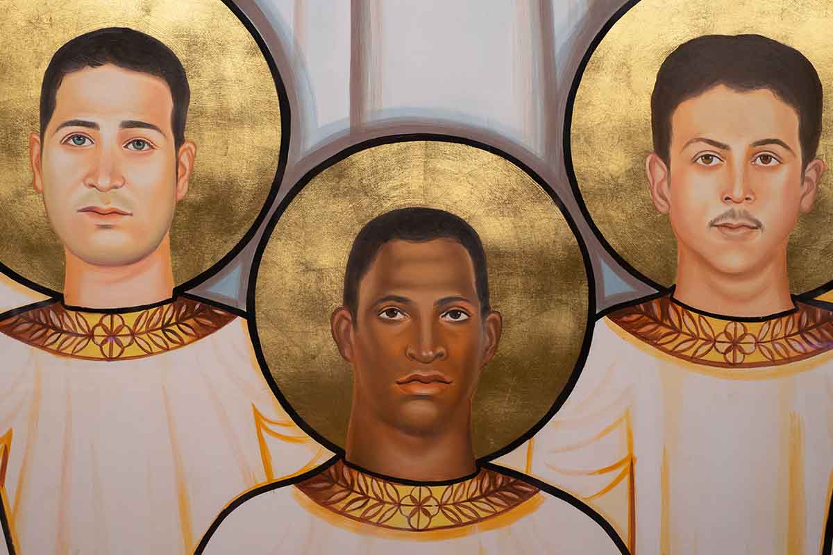 Icons in the Church of the Martyrs of Faith and Homeland