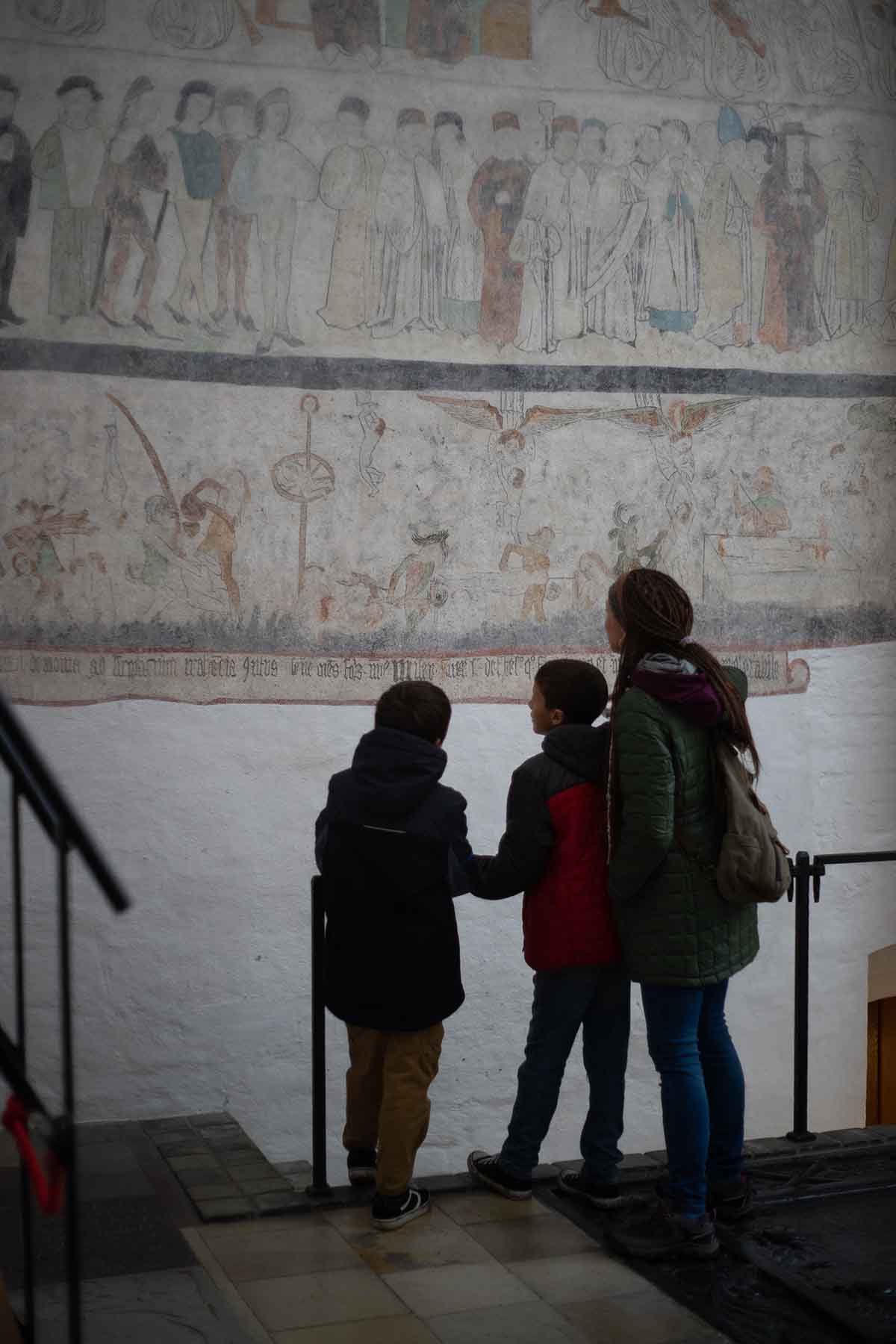 Aarhus Domkirke frescoes