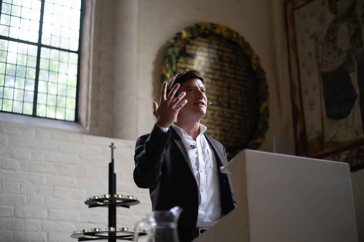 Inside Vor Frue Kirke, Aarhus