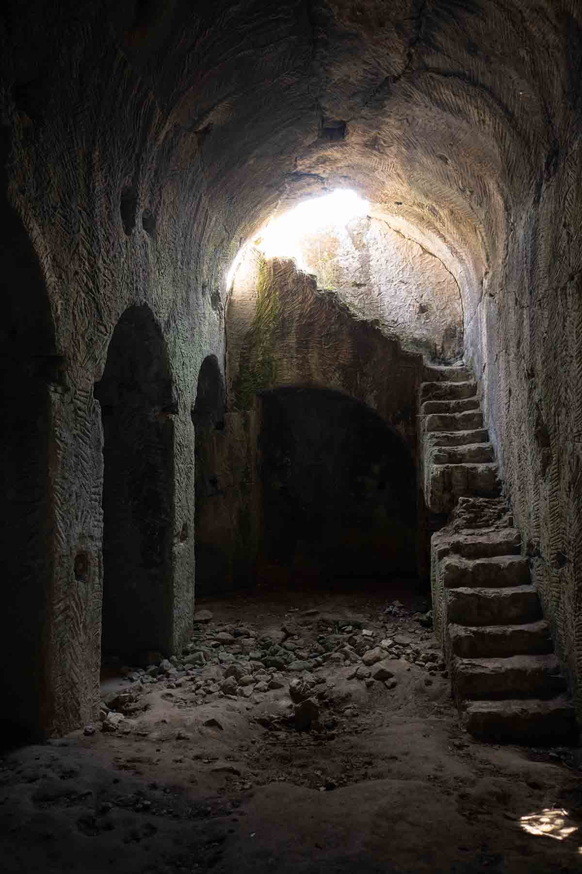 Grotta di Trisulina, a buried Roman villa, Vibo Valentia province