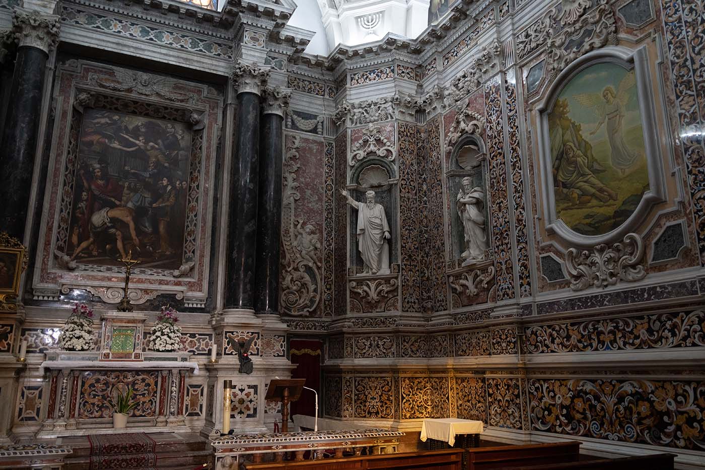 Chapel of the Blessed Sacrament (Cappella del Santissimo Sacramento) in the Duomo of Reggio Calabria