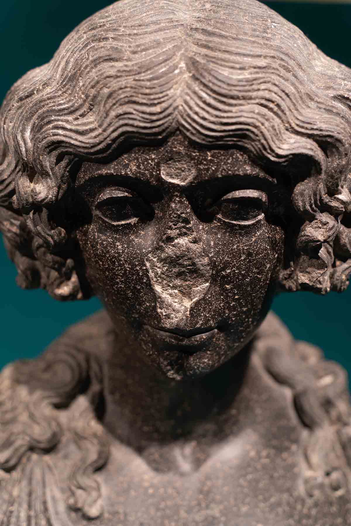 1st-century Roman bust, Castello Normanno-Svevo, Vibo Valentia