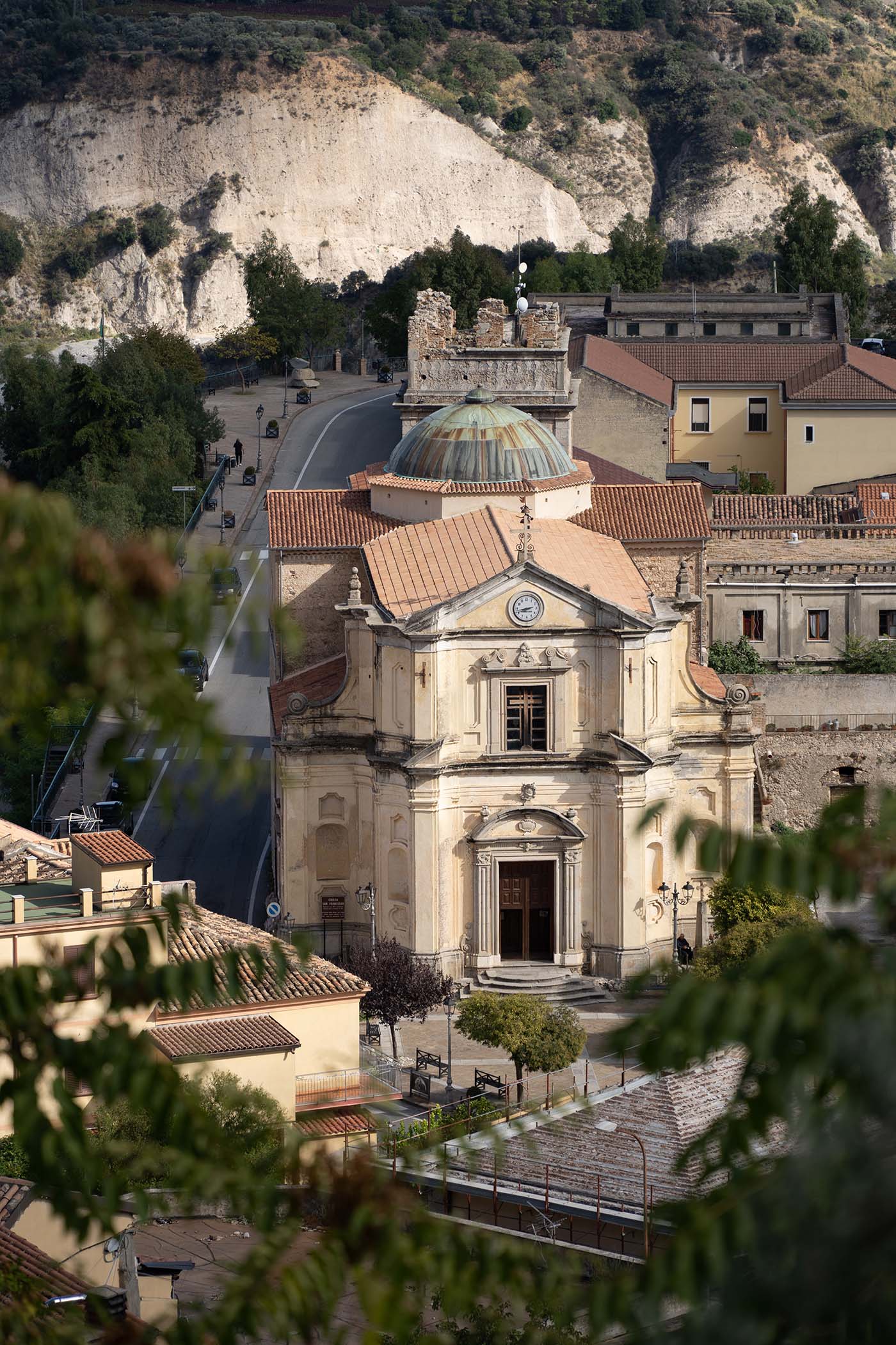 Baroque church in the centre of Stilo, Calabria